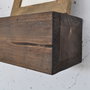 Hanah Home Raf273 Estantería de Pared de Madera Maciza (2 piezas)